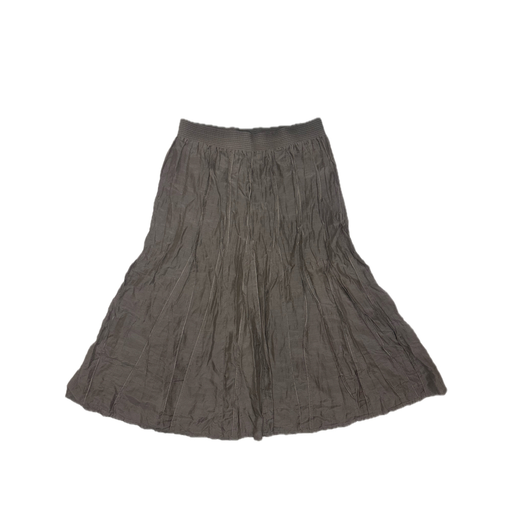Nic + Zoe cotton and silk flowy pleated skirt size medium